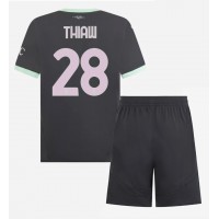 AC Milan Malick Thiaw #28 Fotballklær Tredjedraktsett Barn 2024-25 Kortermet (+ korte bukser)